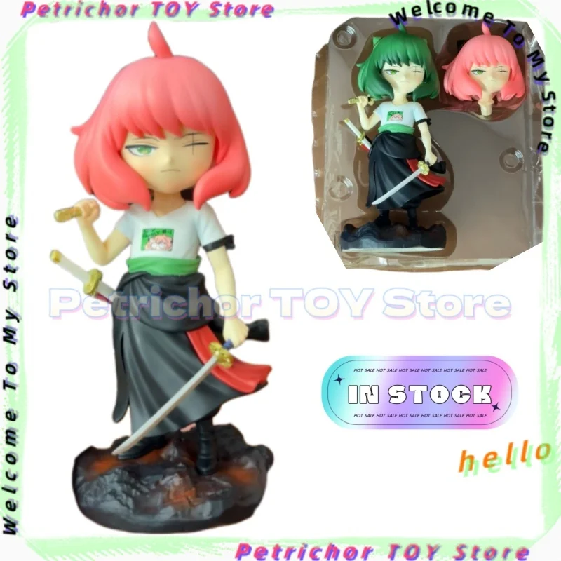 

(Высокое качество) Аниме Spy×семейный Anya Forger Cos Zoro 18,5 см Q Ver. Фигурка модели мультфильма Коллекционные товары на складе