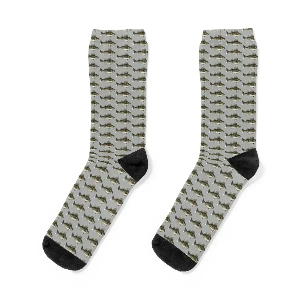 

Walleye Socks bright garter New year's winter thermal with print Socks Men Women's