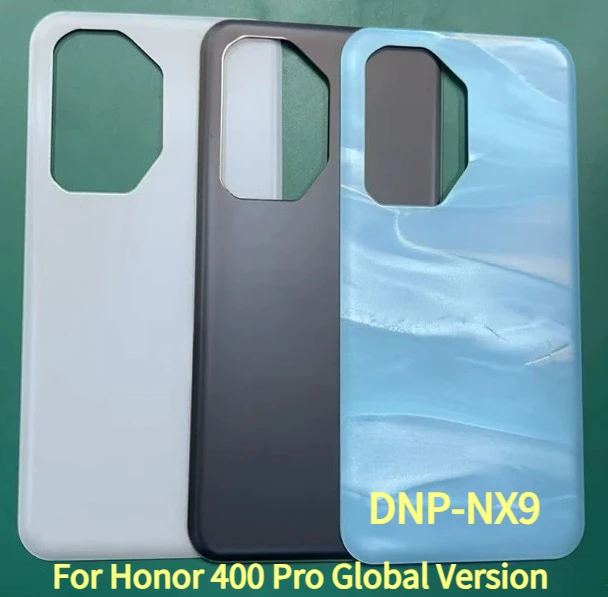 For Honor 400 Pro DNP-NX9 Global Edition Rear Battery Door Glass Case Phone Housing +Adhesive Back Cover Lid Replace