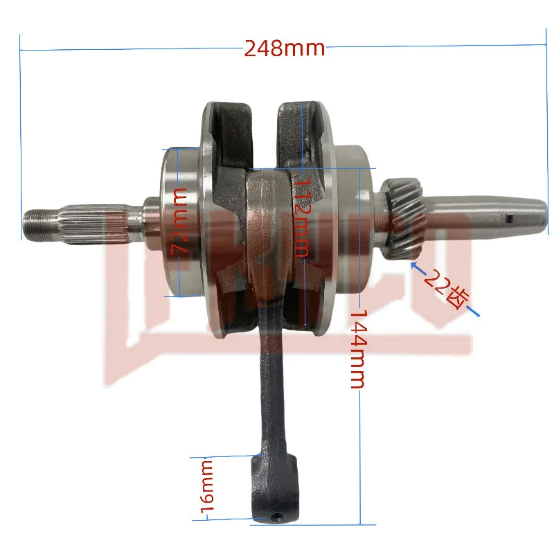 Motorcycle Crankshaft Engine Assembly Kit for Honda Zongshen CG250 Veloci Xeverus 250 Connection Rod Dirt Pit Bike Crank Shaft - Image 6