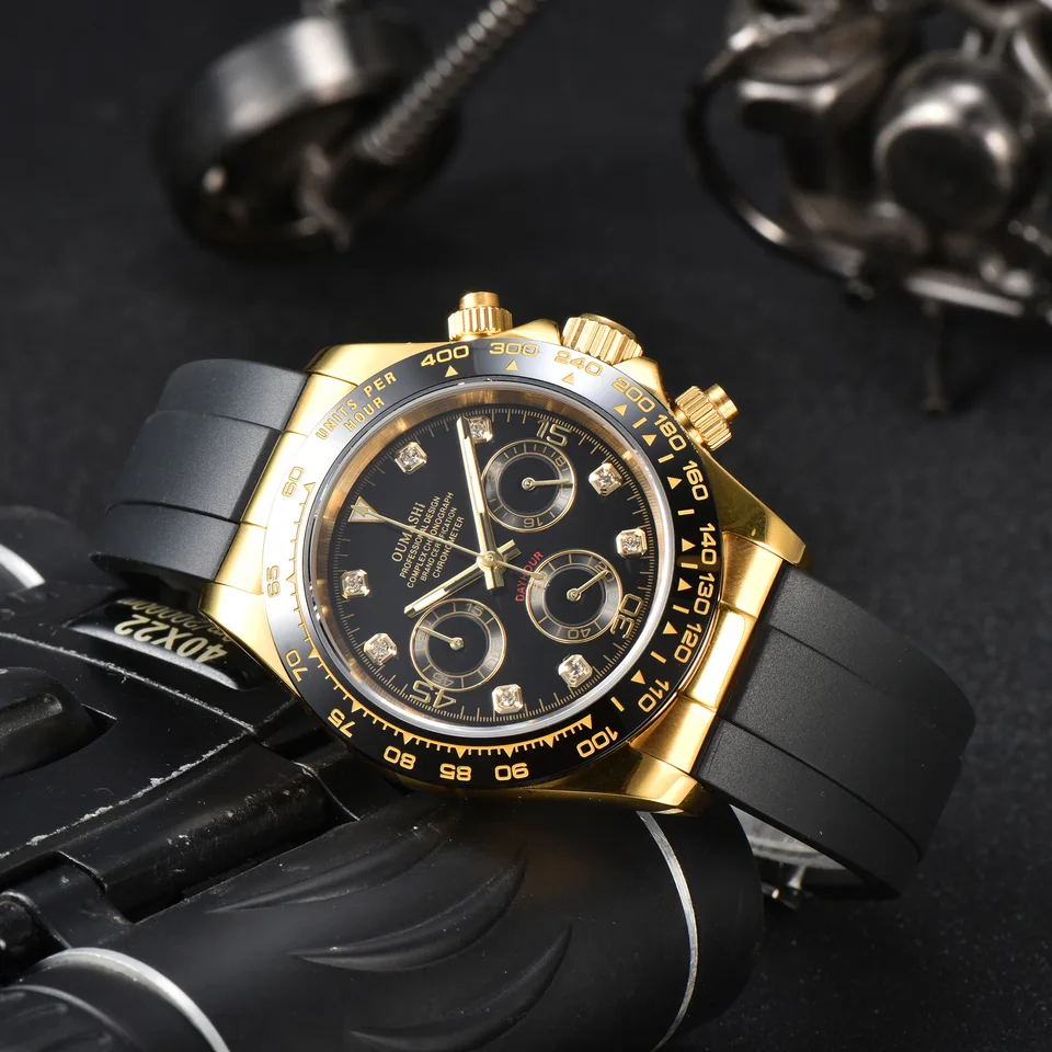 VK WATCH Luxury 39mm quartz Chronograph Business Watch Men's VK