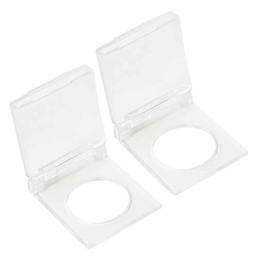2pcs Transparent PC Power Button Protector Cover for Light Pad A3/A4 – Anti-Touch Rhinestone Art Guard