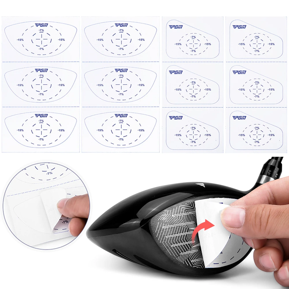Golf Impact Tape Strike Stickers Improve Golf Swing Accuracy and Distance Golf Impact Tape Labels for Woods Irons and Putters