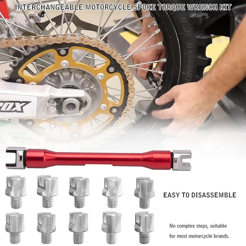Metal Motorcycle Tool Set Accessories Professional Mechanics Choice For Tire Maintenance Equipped