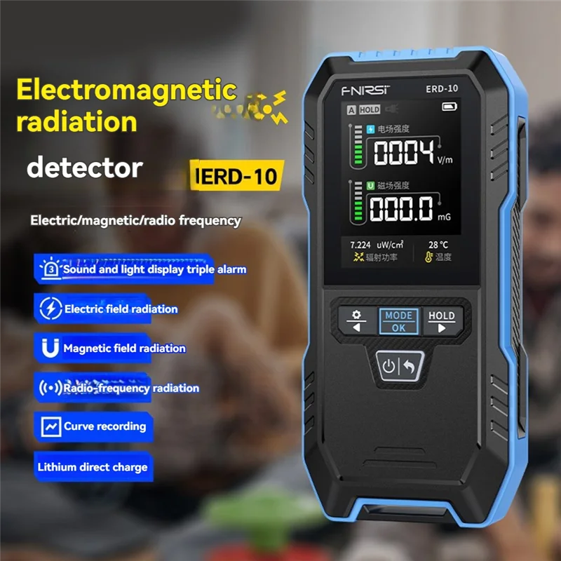 Neu- ERD-10 Elektrischer elektromagnetischer Strahlungsdetektor Haushaltsgeräte für persönliche Dosis-Elektromagnetische Felder