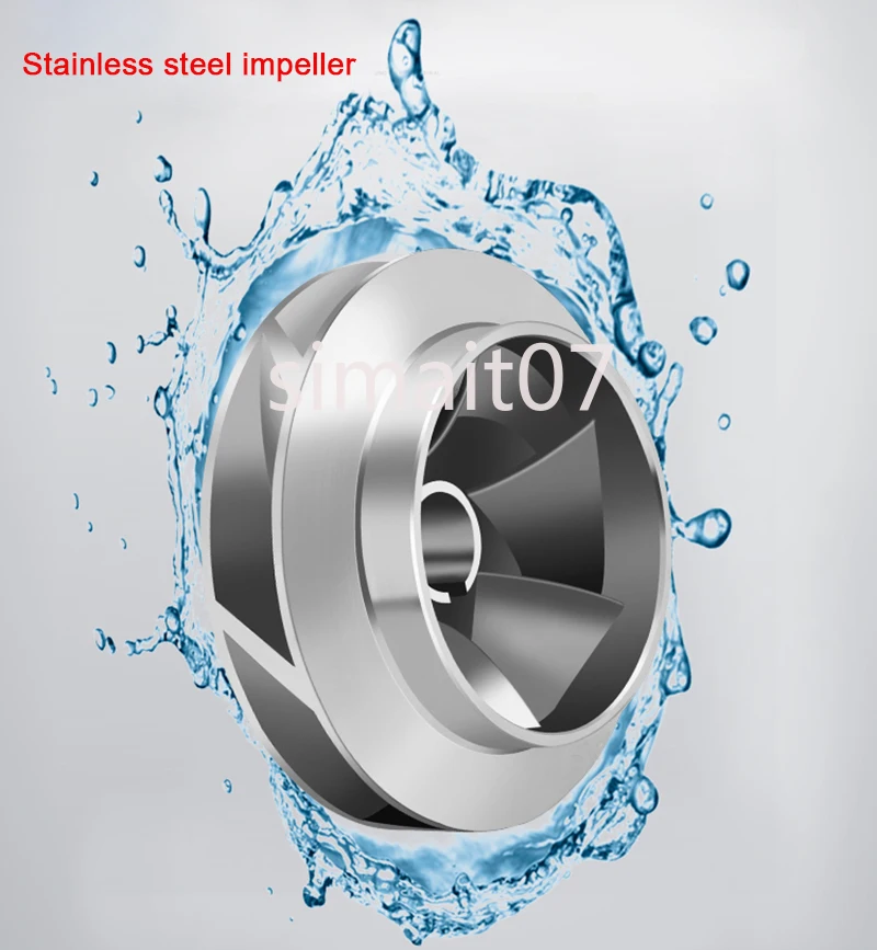 

Насос для морской воды 3 кВт 380 В, крыльчатка из нержавеющей стали, центробежный с высоким расходом для орошения фермы в аквакультуре