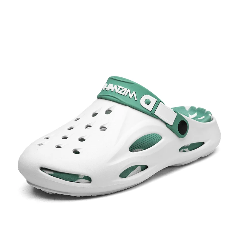 

Men women sandals outdoor casual flat walking sandals EVA men's slippers beach flip-flops non-slip family bathroom couple shoes