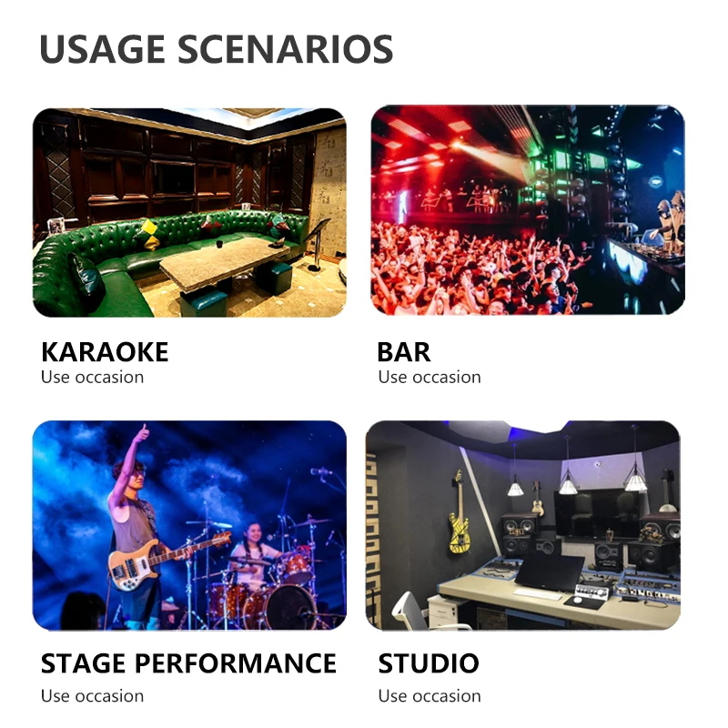 FA-700 مكبرات صوت رقمية احترافية ذات 4 قنوات بقوة 350 وات * 4 مضخم صوت كاريوكي منزلي #3