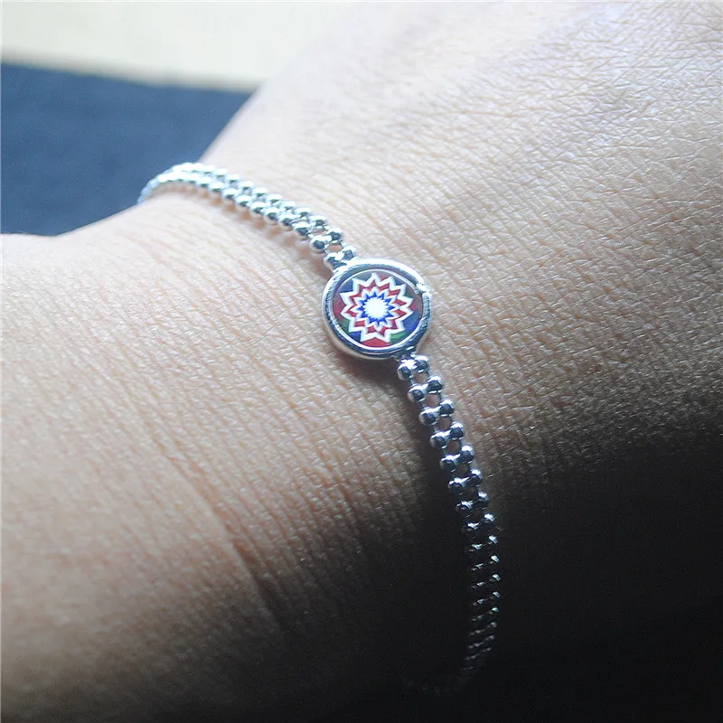 

1PC New Women Lovely Chain Bracelets With Glass Decorations Size 18CM Length Good For Your Wearing