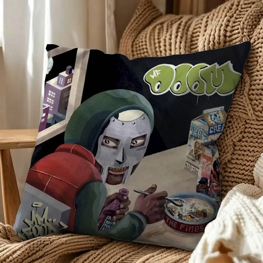 M-MF D-DOOM Rapper Madlib Square Pillow Case Multi Sizes For Car Home Bedroom Decor Custom Valentine Gifts