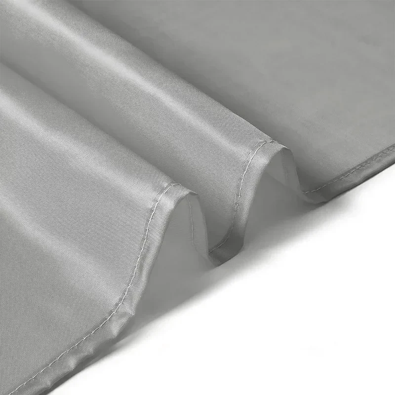 PEVA Wasserdichter Duschvorhang, schimmelresistent, einfarbig, Wellenmuster, Fenster-Tüll, luxuriös, mit Haken, schwer, S-Faltung, gewellter Duschvorhang – Detail 4
