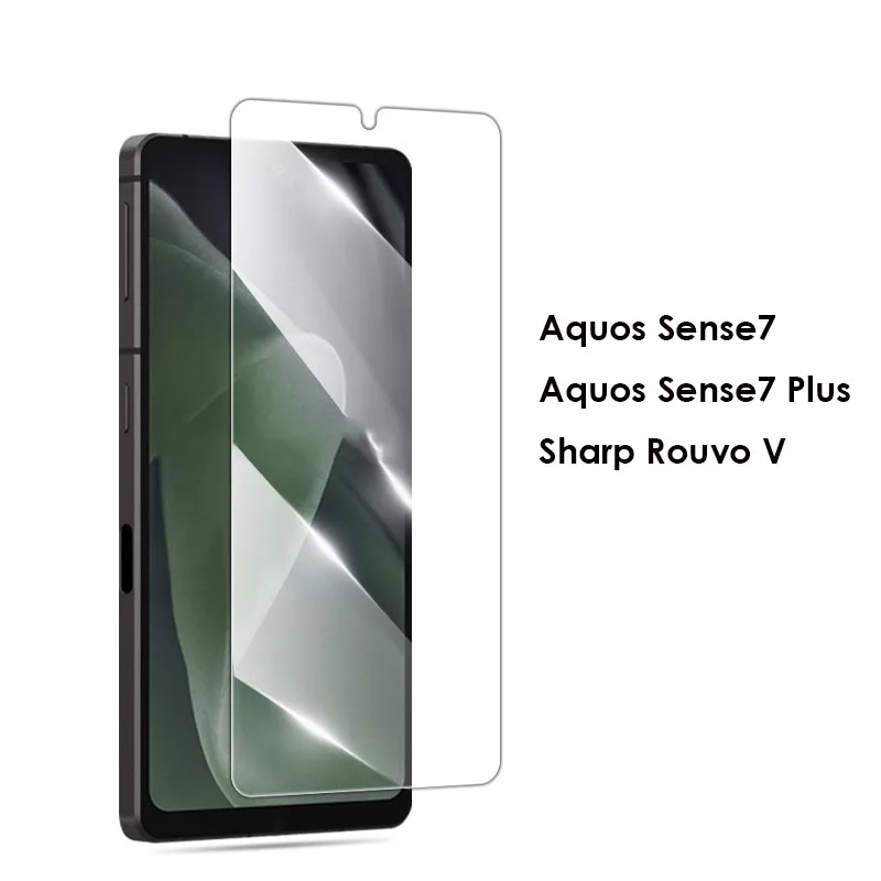 9H Screen Protector for Sharp Aquos Sense 7 Sense7 Plus Sense7+ 2.5D Tempered Glass for Sharp Rouvo V RouvoV Protective Glass