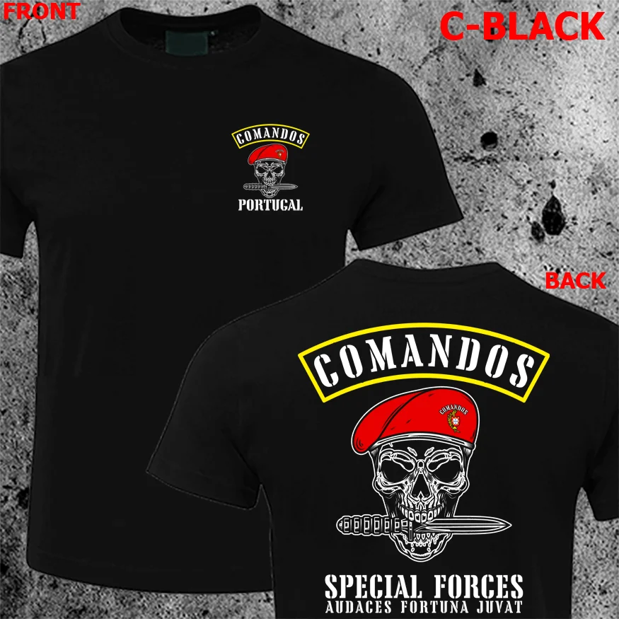 Portuguese Army Special Forces Commando Comandos Portugal Military T-shirt