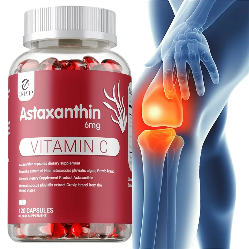 

Астаксантин с витамином С - антиоксидантное действие, способствует здоровью глаз, иммунной системы, кожи и внутренней циркуляции, без ГМО.