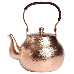 Teapot Large Teapot Set Japanese Copper Coffee Pots Vintage Tea Pot Set Handmade Water Jug Metal Kung Fu Tea Set Gift 1300ML