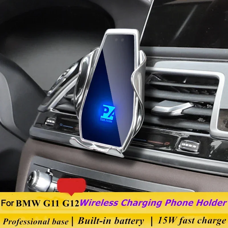 

2016-2021 For BMW 7 Series G11 G12 Mobile Phone Holder Wireless Charger Car Phones Mount Navigation Bracket GPS Support