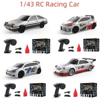 New 1/43 Toy 4WD 2.4g RTR RC Speed Car Four-wheel Drive Remote Control Mini Racing Drifting Remoted Car High Speed Model for Boy