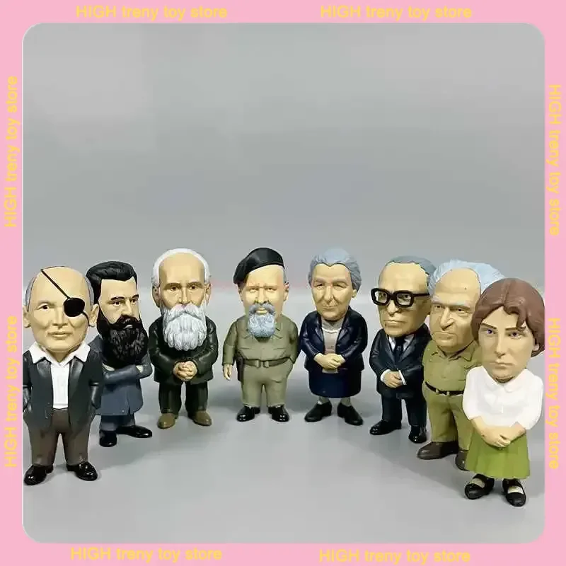 8-10 cm Cartoon Berühmte Militärführer Actionfigur PVC Modell Trendiges Spielzeug Sammlerstück Dekoration Handgemachtes Überraschungsgeschenk