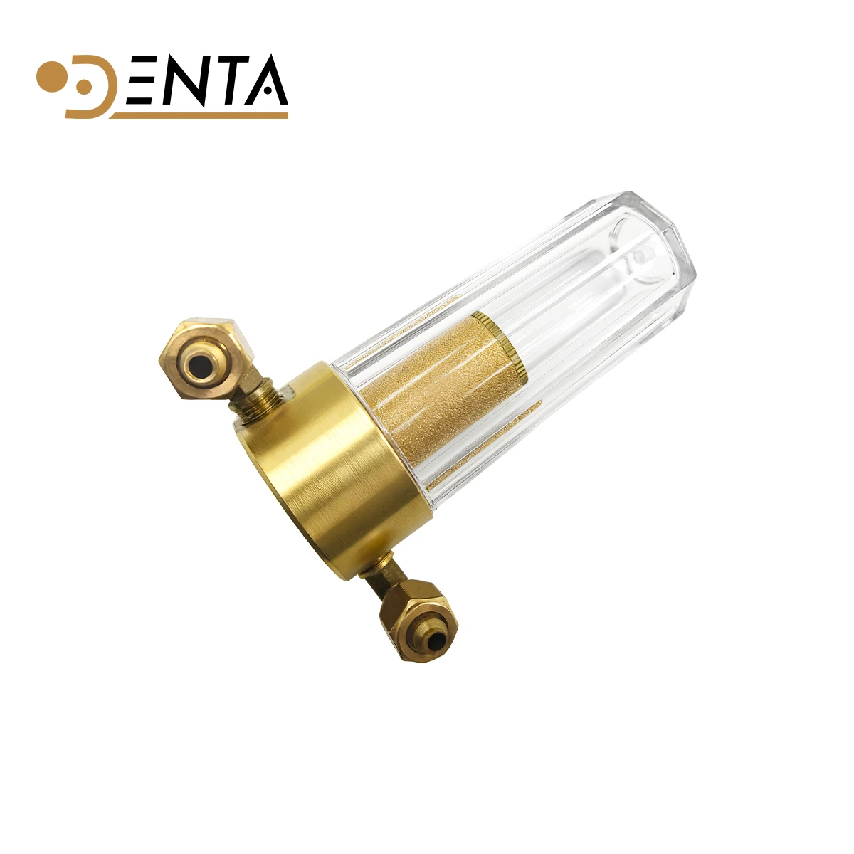 

DENTA Dental Unit Water Filter - Copper/Bronze/Plastic Element with Quick Connector for Dental Chair