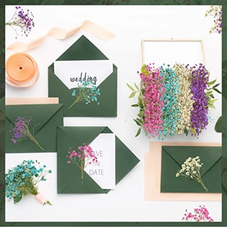 ดอกยิปโซฟิล่าแห้ง 200 ชิ้น ดอกยิปโซฟิล่าอบแห้ง กิ๊ปโซฟิล่าอัด กิ๊ปโซฟิล่าช่อธรรมชาติ กิ๊ปโซฟิล่ากิ่งสำหรับงานแต่งงาน