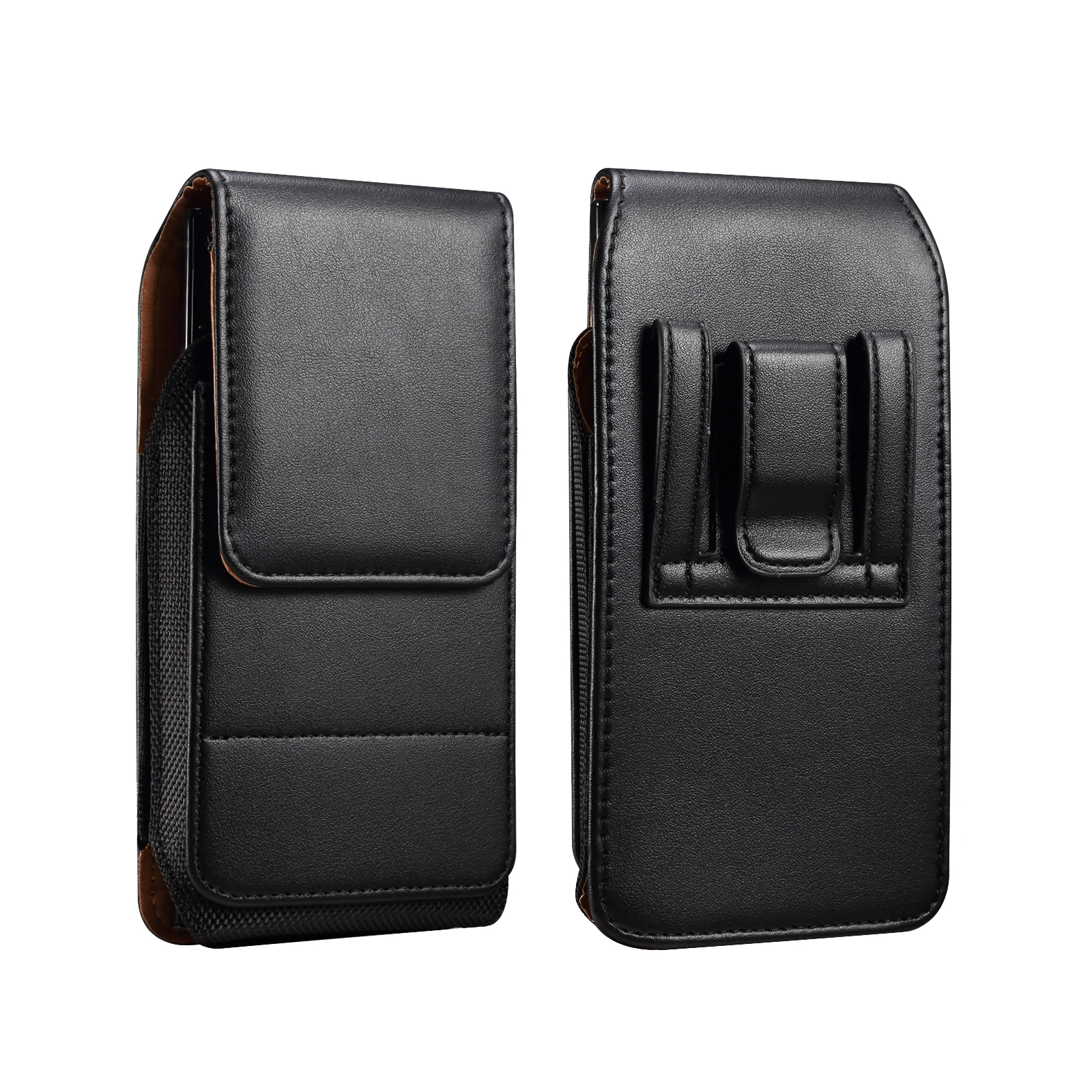 Leather Phone Belt Clip Case Men Waist Bag For Samsung S24 S23 Ultra,Galaxy A05 A15 A25 A55 A14 A24 A54 A13 A53 5G Holster Pouch