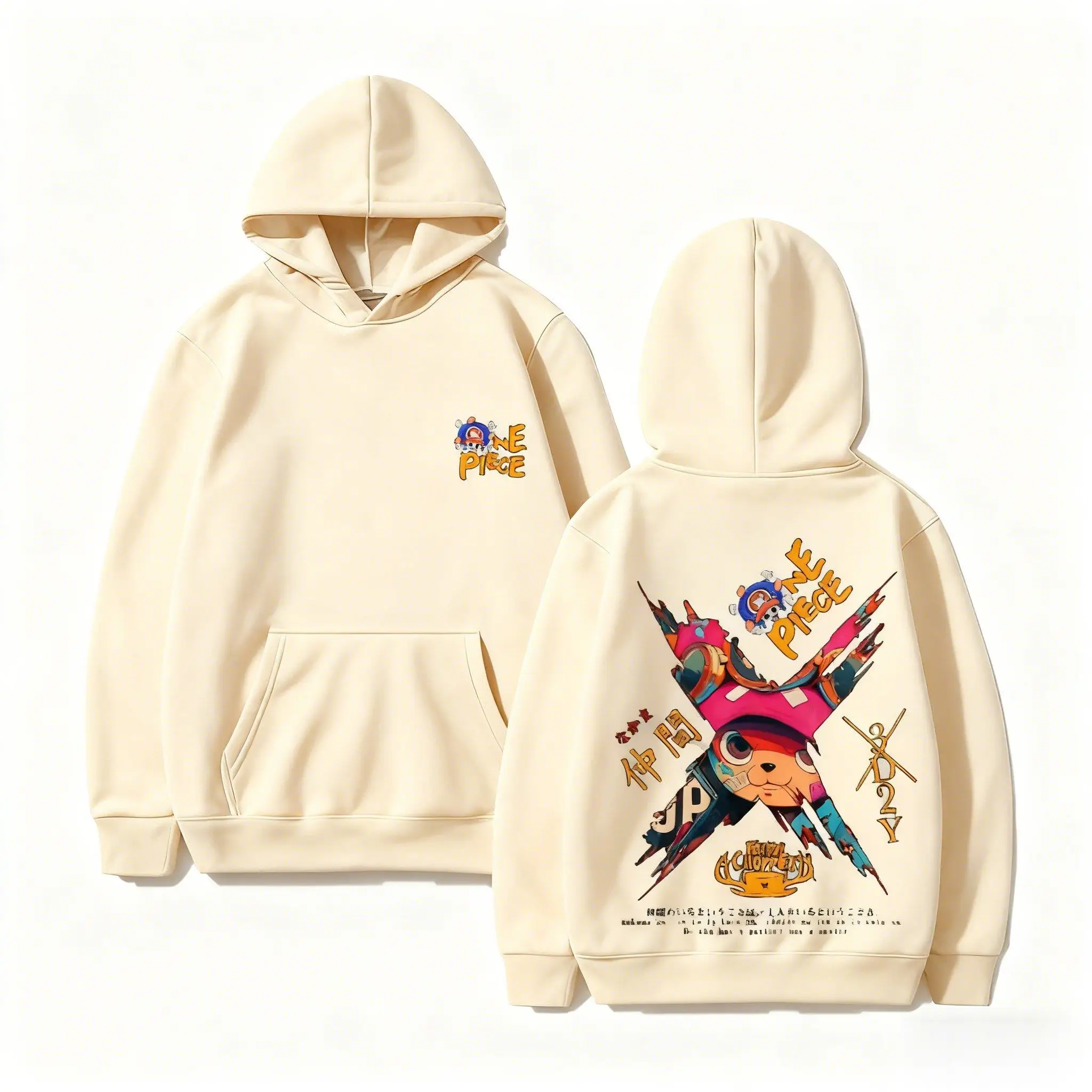 One Piece Anime Hoodie Chopper Print Sweatshirt Männer Frauen Casual Cosplay Jacke 2026 Herbst Winter Streetwear Unisex Hoodies Y2k