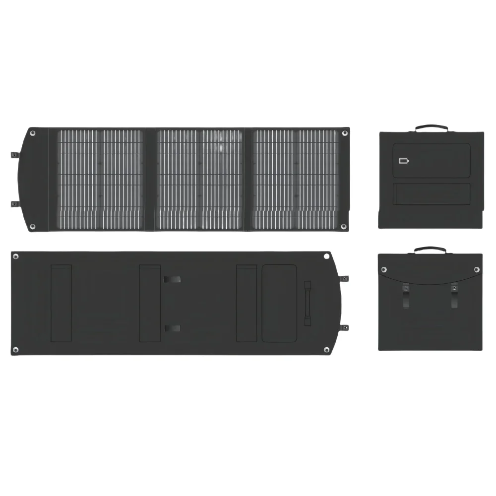 

BIGINVERTER EP-60P 60W Waterproof Portable Foldable Solar Panel With USB Charger For Camping Outdoor