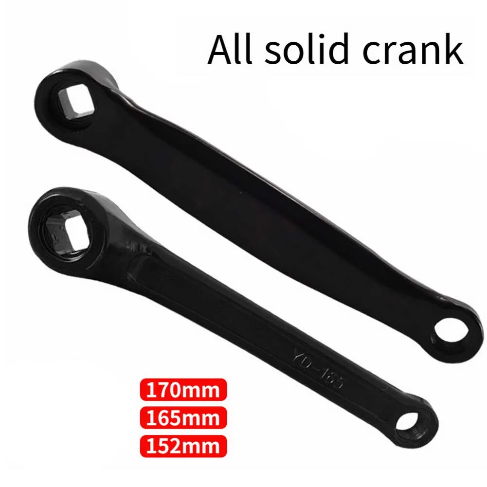 Bicycle Full Solid Crank Arm Mountain-Bike 170mm/165mm/152mm Diamond Rhombus Chain Crank Pedal Connecting Rod Accessories