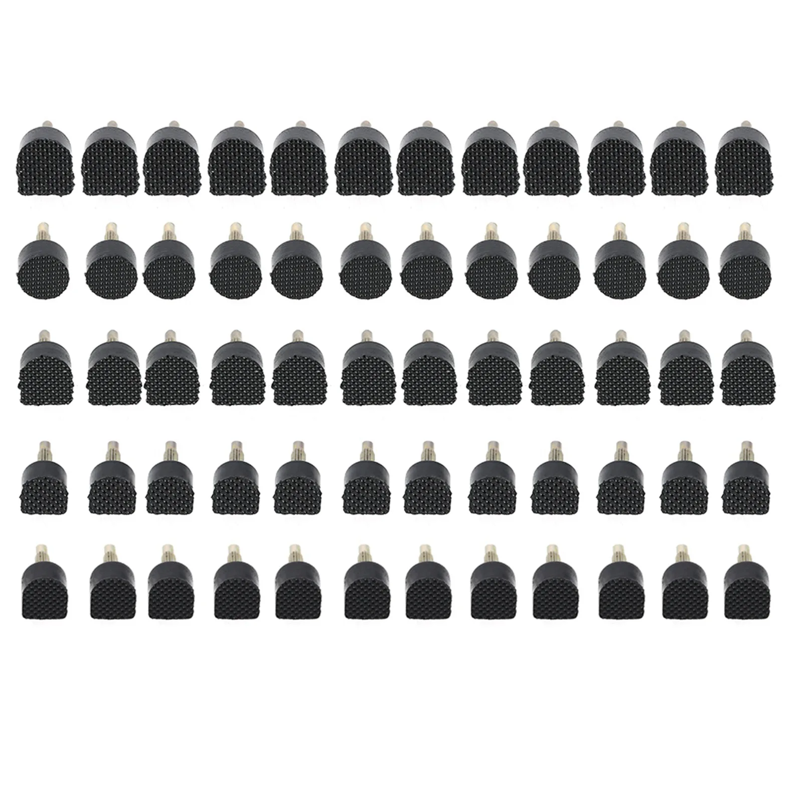 60 uds. De clavos para reparación de zapatos de tacón alto, 5 puntas de reparación de zapatos de diferentes tamaños, grifos, repuesto de elevadores de pasadores