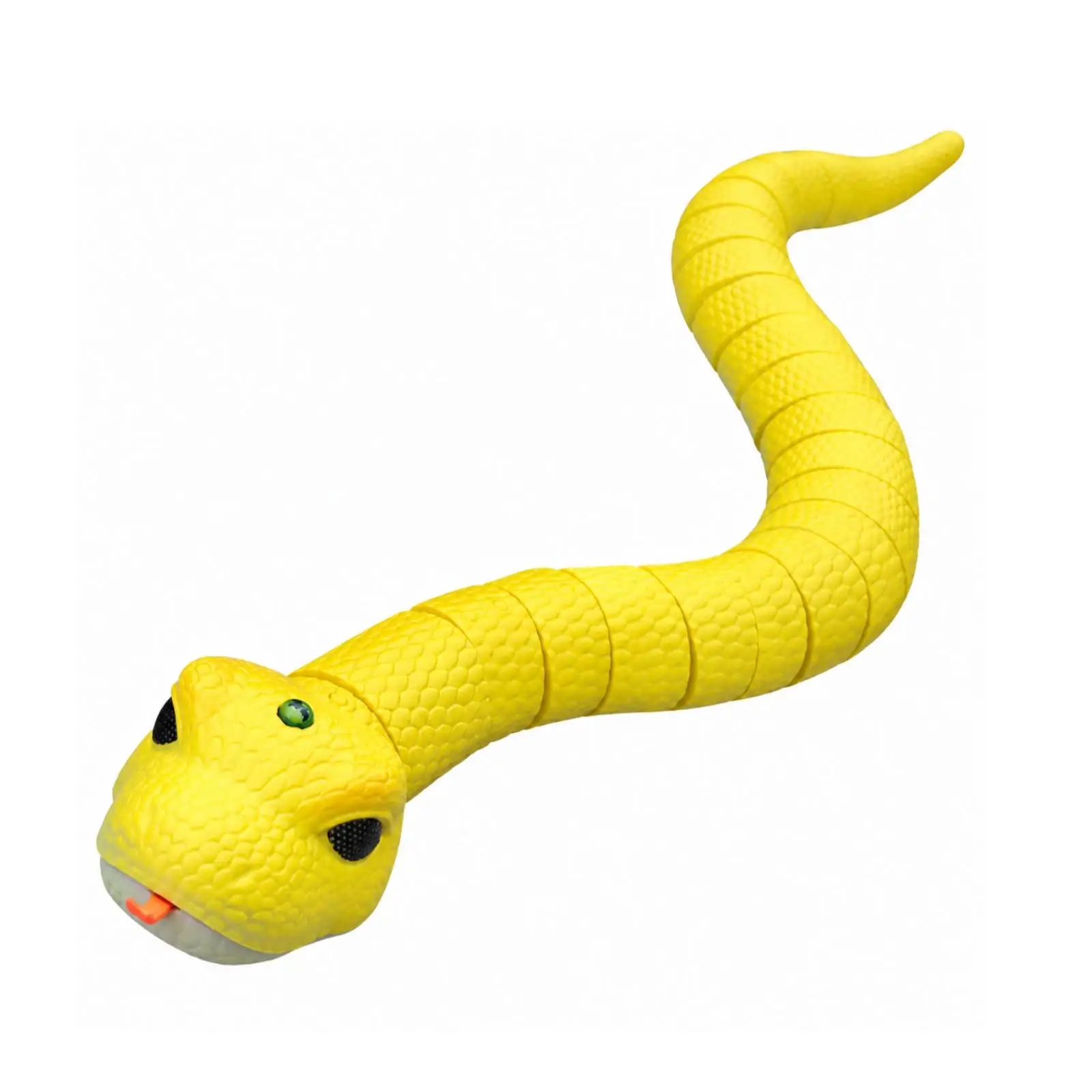 Remote Controlled Snake Toy Rechargeable Interactive Realistic Segmented Body for Party Prank Novelty Monster Toy for Family