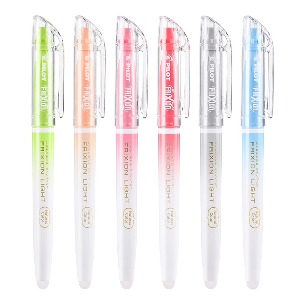 1pcs Japan PILOT Erasable Highlighter SW-FL Friction Multi-color Student Color Marker Pen Painting Supplies School Stationery