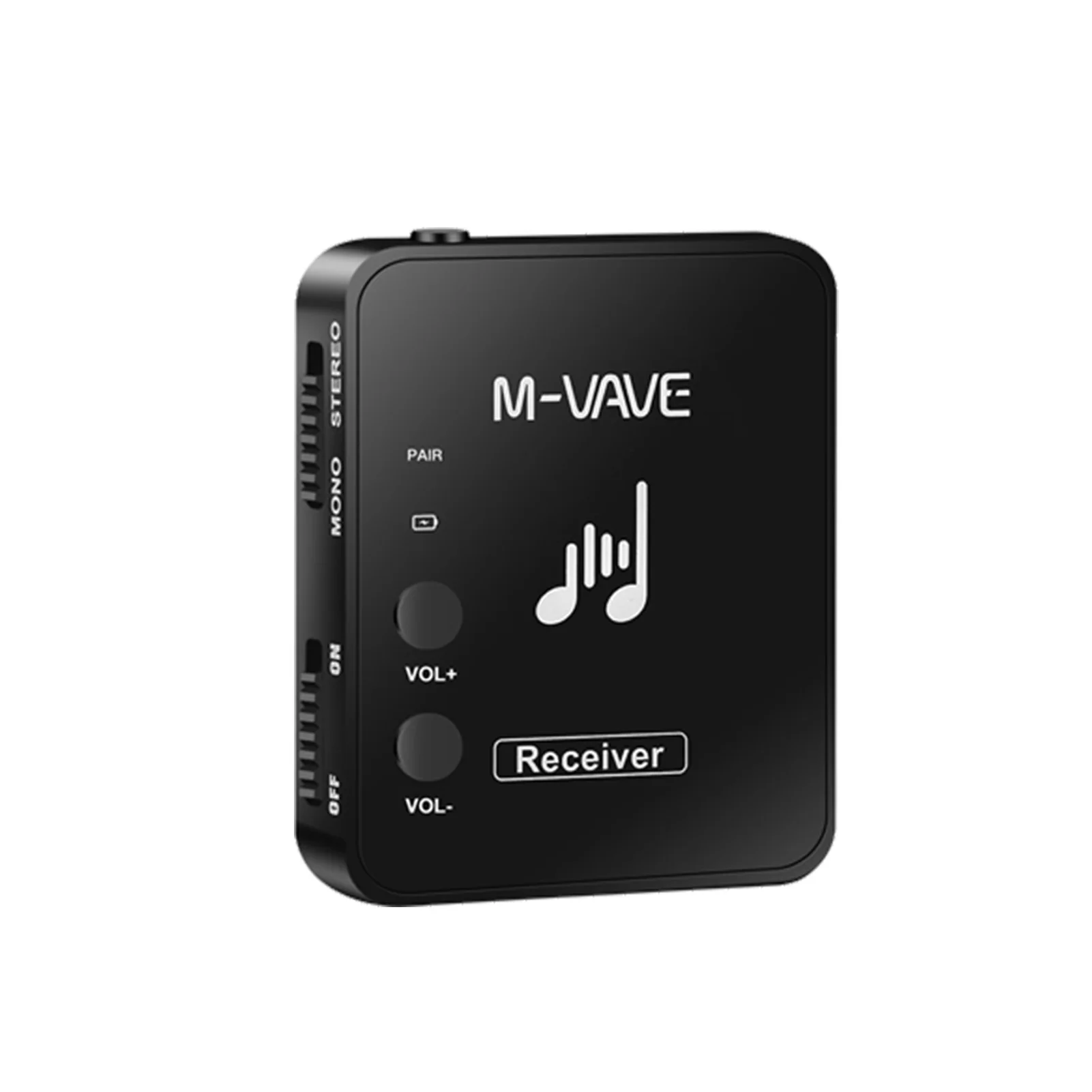 M-VAVE WP-10 2.4GHz Wireless Ear Back Receiver Rechargeable Receiver of Wireless Earphone Monitor Transmission System