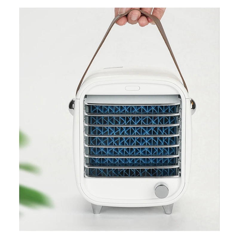 مكيف هواء أبيض مطور ، مروحة تبريد شخصية ، مبرد هواء تبخيري صغير ، يعمل بمنفذ USB ، 3 في 1