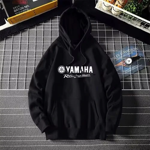 Moda de invierno Yamaha suéter con capucha de gran tamaño para hombre Sudadera con capucha de algodón transpirable pareja suéter de motocicleta Sudadera con capucha de gran tamaño