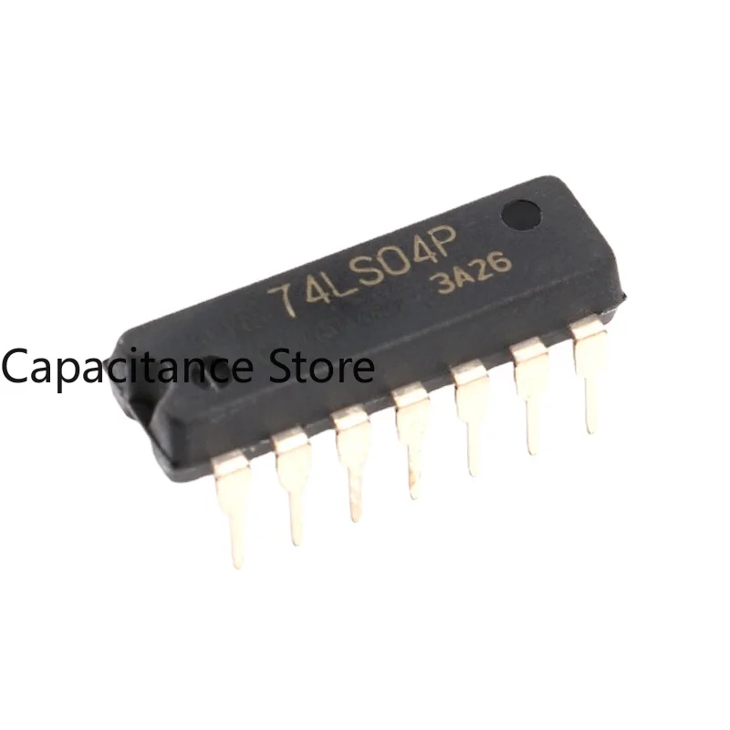 10PCS Original Genuine Direct Insert HD74LS04P DIP-14 Six Inverter Logic Chip