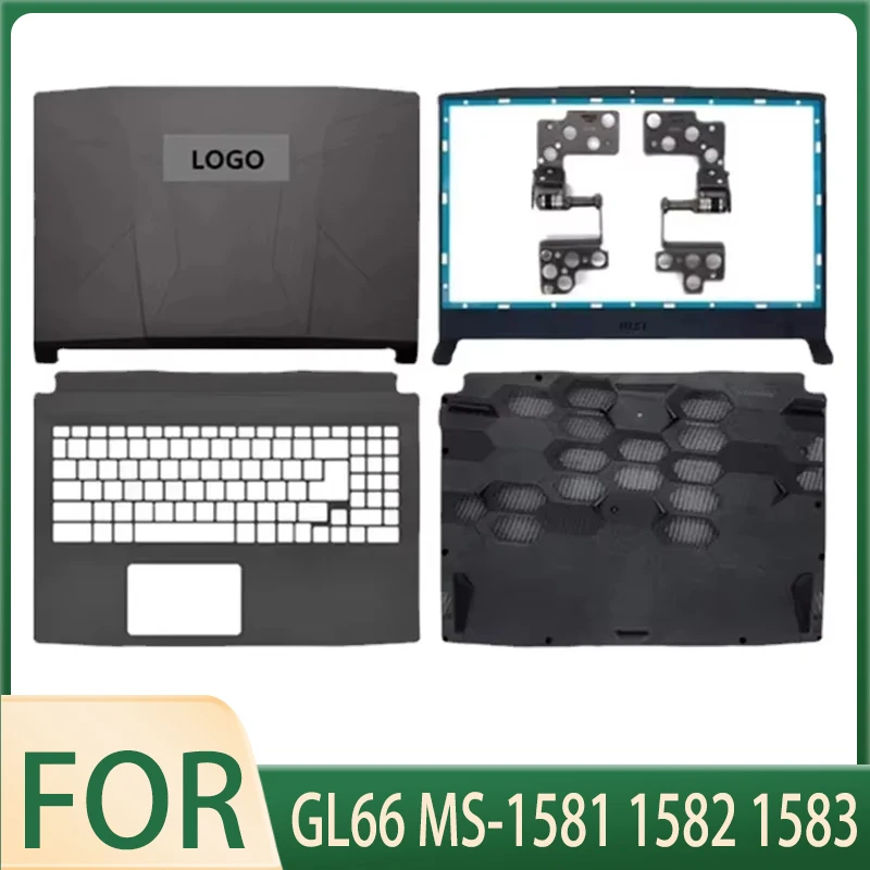 

For GL66 MS-1581 1582 1583 Original Laptop Top Case LCD Rear Lid Back Cover/Front Bezel/Palmrest/Bottom Case/Hinges