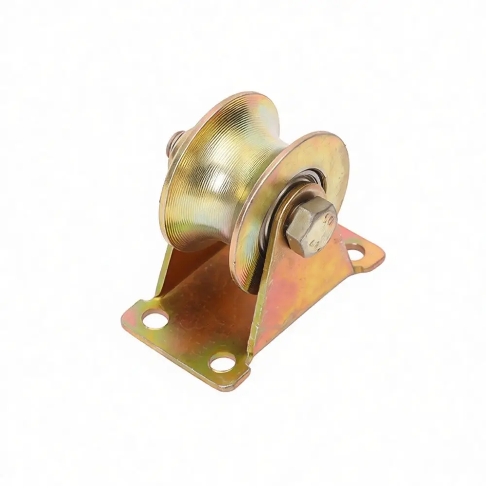 Industrial Sliding Track Pulley For Jinyang Groove Wheel V Type U Type Steel Bearing Hardware Material Handling Part
