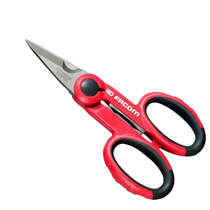 Facom 841A.4 Scissors Sharp Blade Cut Flat Wear Resistant Durable High Quality Materials Exquisite Workmanship