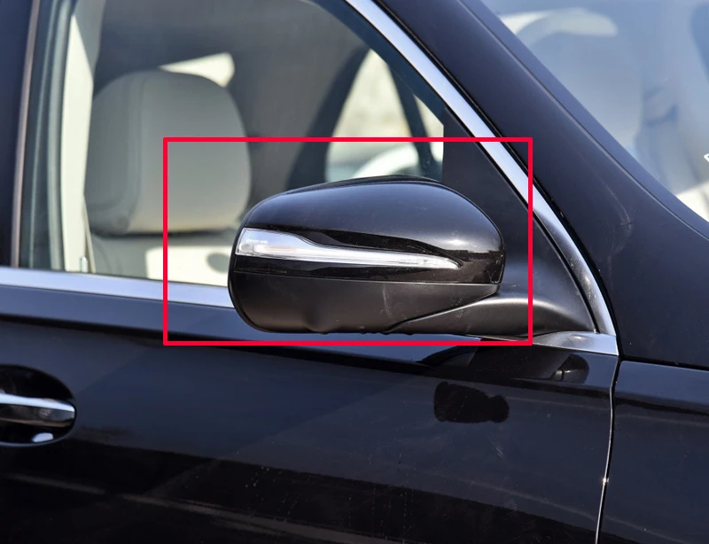 

For Mercedes-Benz GLE-Class V167 GLE350 450 2019 2020 ABS Chrome Door Side Mirror Cover Trim Rear View Cap Overlay Molding