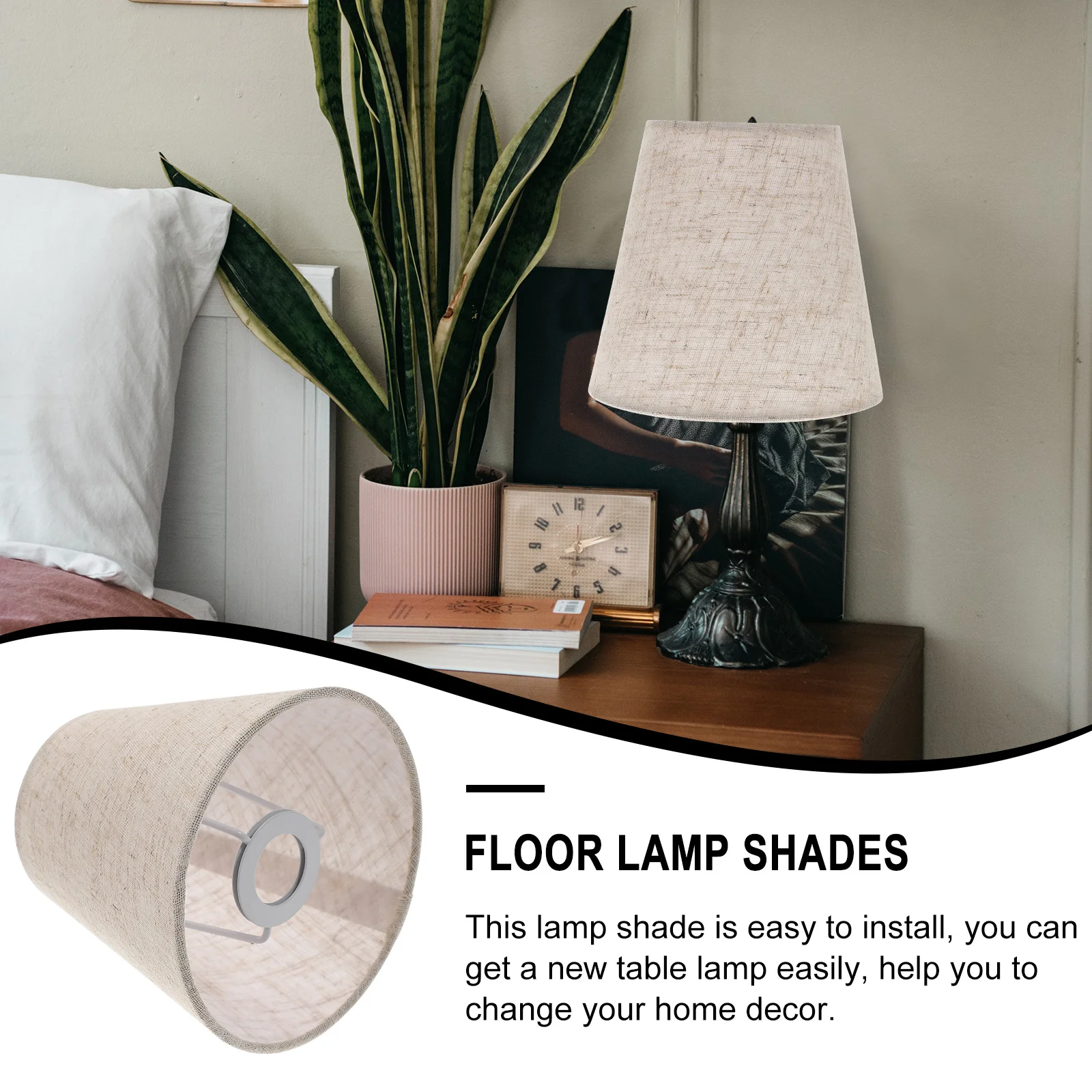 Table Lamp Shade Fabric Light Bulb Desk Lamp Shade Bedside Floor Lamp Shade