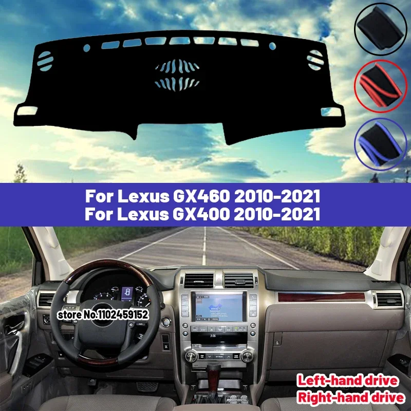 

High Quality For Lexus GX460 GX400 2010-2021 Car Dashboard Cover Mat Sun Shade Avoid Light Pad Carpets Anti-UV 2018 2019 2020