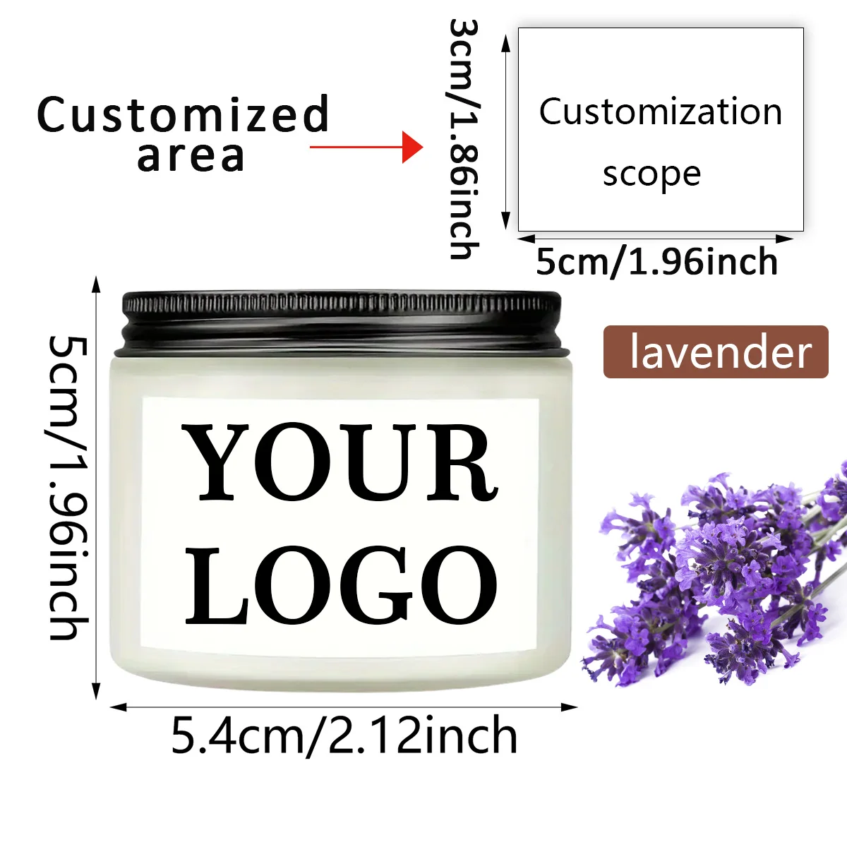 

1.5oz（45g） Customize personalized candles, couple gifts, friend birthday gifts, personalized decorations for holiday parties