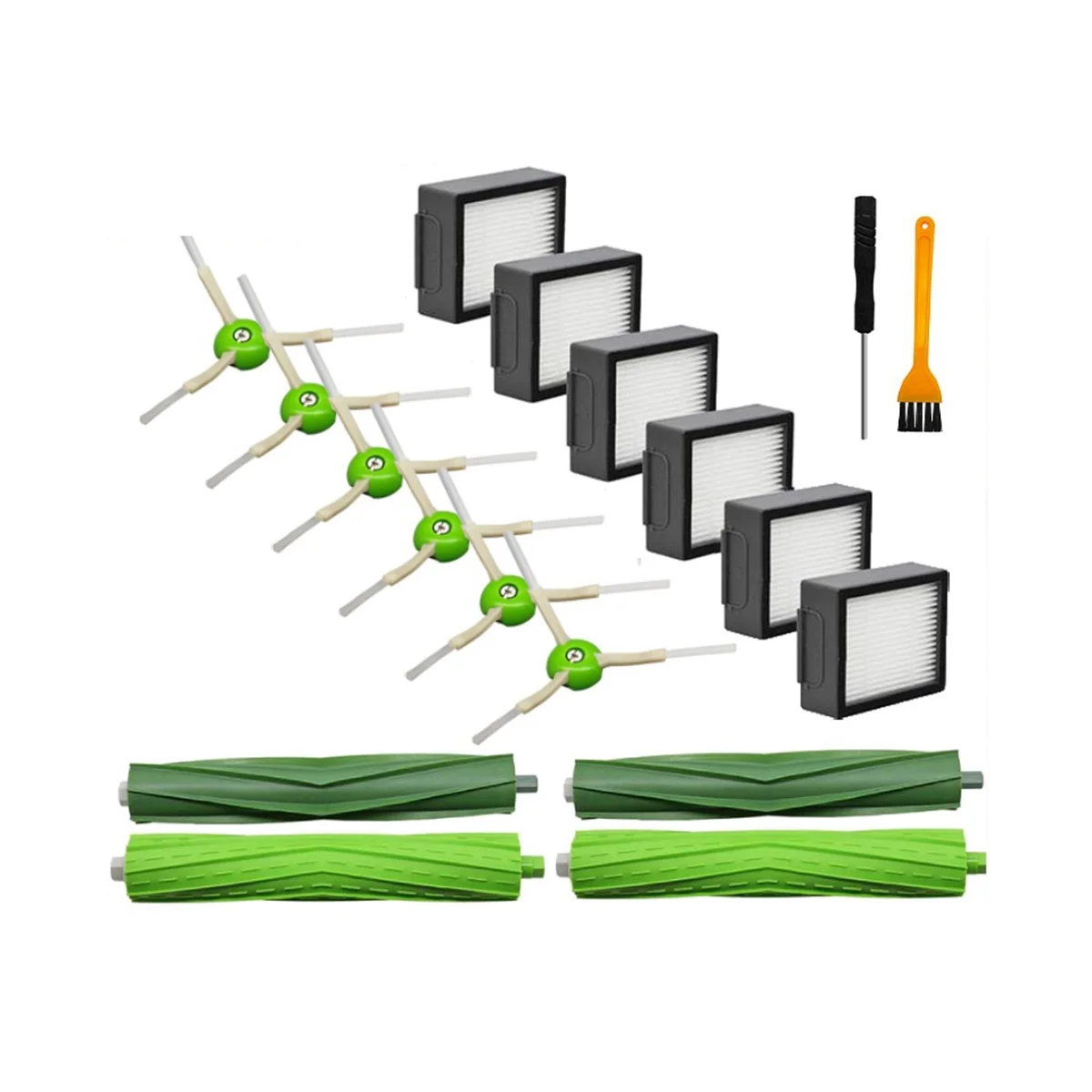 Запчасти для основной боковой щетки I7 I8 E5 E6 I3 J7 I6 Аксессуары для робота-пылесоса