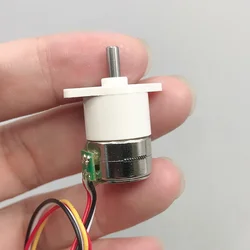 15MM Stepper Motor Gearbox DC5V 6V 40 Ohm 2-phase 4-wire Metal Gearbox High Torque Stepper Motor With Dust-proof Housing