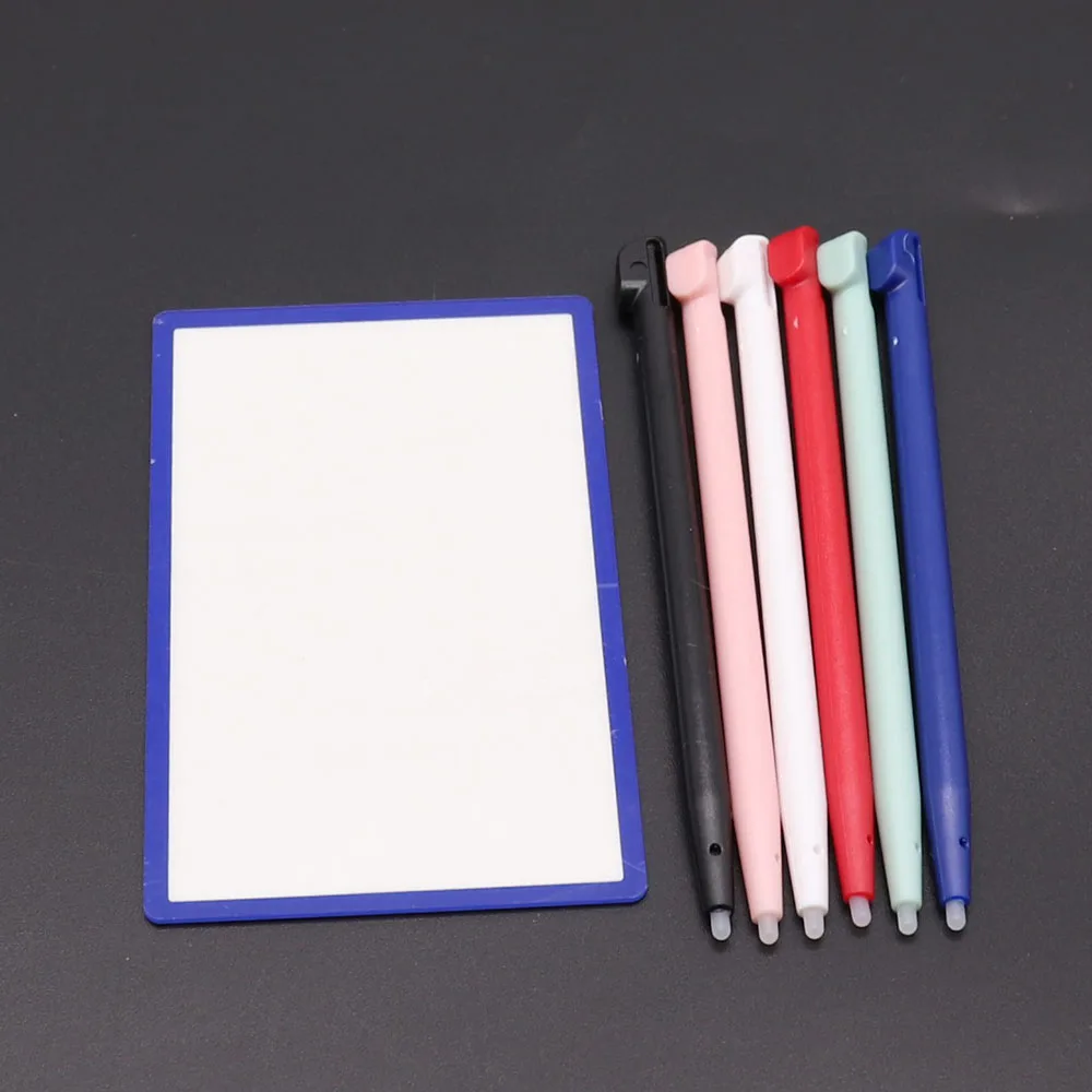 1piece Colorful Upper LCD Cover for 2DS Top LCD Screen New Plastic Cover Len Replacement + Stylus Touch Pen - view 6