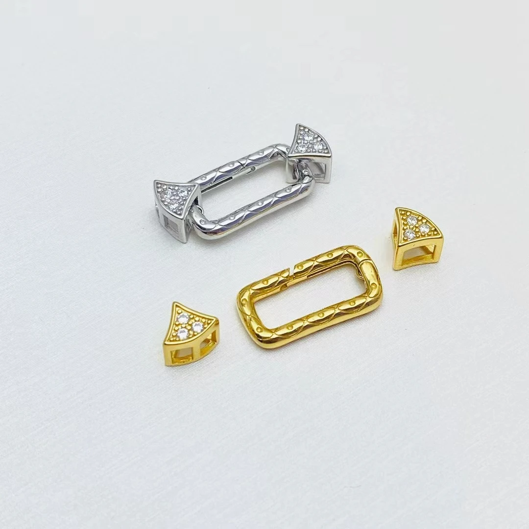 

Оптовая продажа DIY стерлингового серебра 925 пробы ожерелье браслет застежка крючок аксессуары для жемчуга 5-12 мм 5 шт./лот