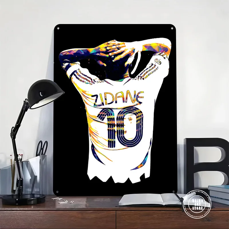 Zidane Soccer Jersey Metal Pos - Retro Gaming Jersey avis et prix