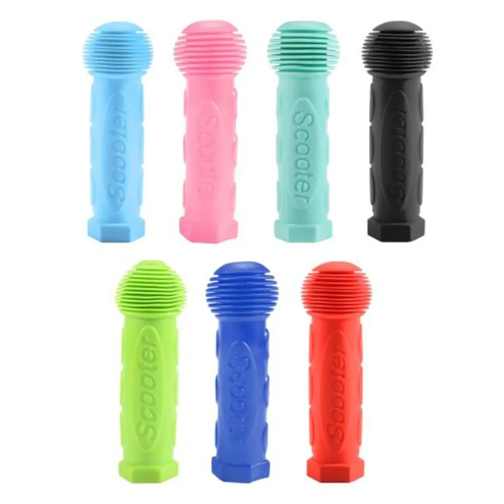 Gumowe uchwyty rowerowe i hulajnogi dla dzieci antypoślizgowe wodoodporne niebieskie/różowe/cyanowe/czarne/zielone/ciemnoniebieskie/czerwone akcesoria rowerowe