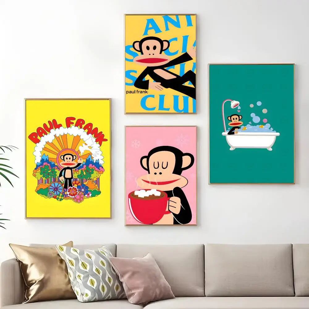 Anime P-Paul Frank Painting Calligraphy Print Canvas Art Pictures Home For Living Room Modern Decor Room Home Decor