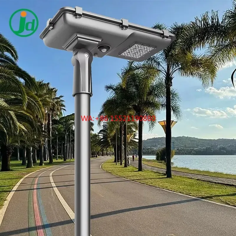 wmwmnu for Solar Street Lights 10W 20W 30W 40W 50W 60W IP66 LED Garden Solar Powered All-in-One System